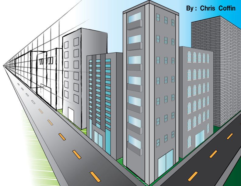 Иллюстратор рисунок в перспективе