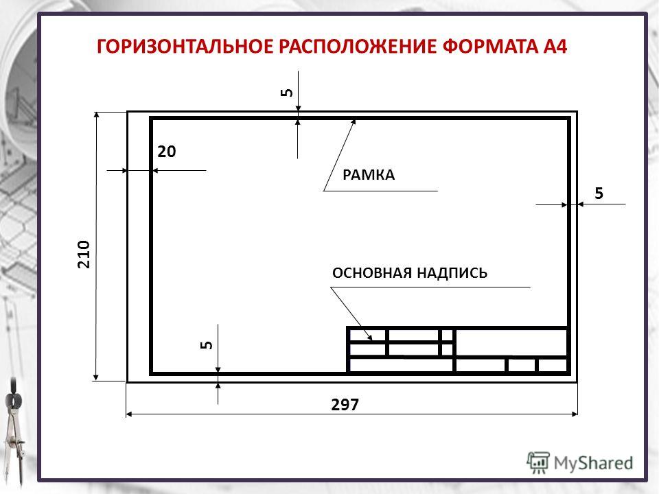 Проект на листе а3 пример