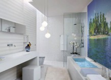 Создание интерьера ванной комнаты 